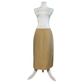 Céline Falda evasé vintage Celine beige Francia L Beige