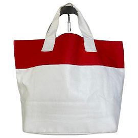 Comme Des Garcons Bolso Tote Vintage Comme des Garçons Sintético Rojo Blanco Blanco
