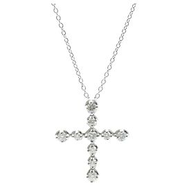 Tiffany & Co Tiffany Tenderness Diamant-Halskette Silber