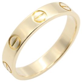 Bague Mini Love de Cartier en or jaune 18K Doré