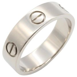Anel Love da Cartier em ouro branco 18K Prata