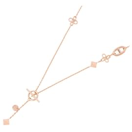 Hermès Hermes Ronde Multi Halskette aus 18K Roségold Andere