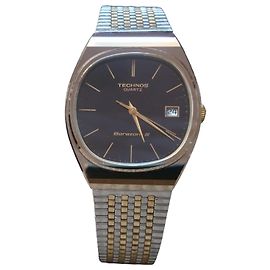 Autre Marque Technos Borazon III Quartz Watch Ref. 1104040 Black Golden