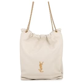Sac à bandoulière en agneau Yves Saint Laurent Beige