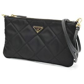 Borsa a tracolla Prada PRADA Re-Nylon x Pelle Saffiano Nero