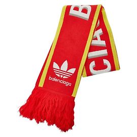 Sciarpa da calcio Balenciaga x adidas Rosso Giallo
