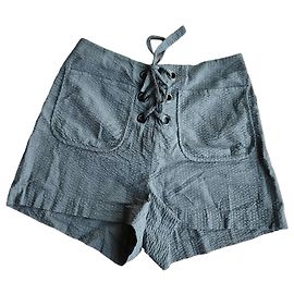 Shorts Eres en coton texturé gris Gris