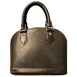 Louis Vuitton Alma BB en cuir Epi noir Noir
