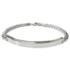 Tiffany & Co. Venetian Link ID Bracelet Silvery