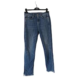 Vaqueros rectos azules 7 For All Mankind Azul