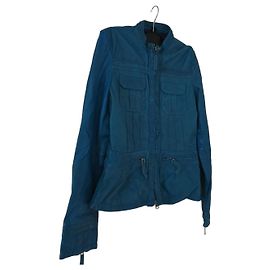 Autre Marque Veste en cuir bleu J.C.E. Bleu