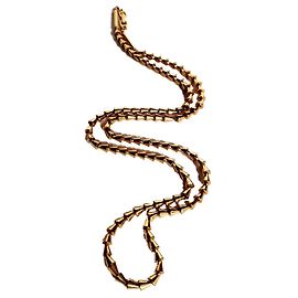 Autre Marque Napier Goldton Spike-Halskette Modernist Golden