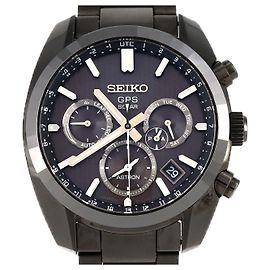 Reloj Seiko Astron GPS 50th LIMITED en acero inoxidable Negro