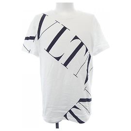 Camiseta de algodón Valentino Blanco