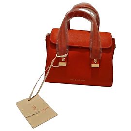 Bolsa de couro laranja Paul & Joe Sister Laranja