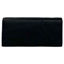 Loewe Puzzle Long Horizontal Wallet Black