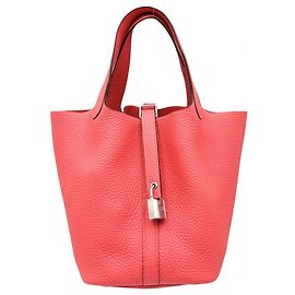 Hermès Hermes Picotin Lock PM Handbag Red