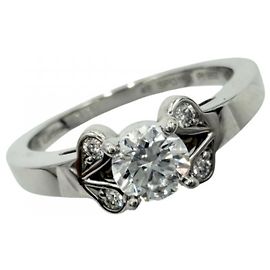 Cartier Ballerina Design Platinum Ring Other
