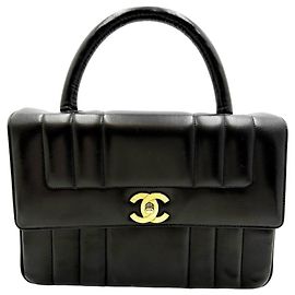 Sac à main Chanel Mademoiselle Top Handle Noir