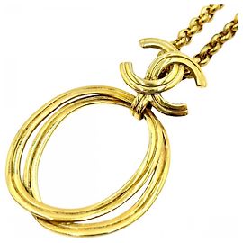 Collier Chanel Vintage Gold Doré