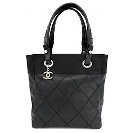 Borsa Chanel Paris Biarritz Tote PM Nero