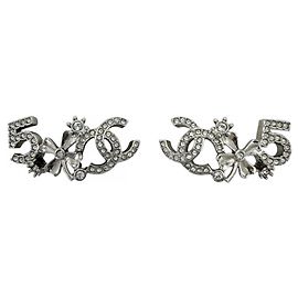 Orecchini Chanel con strass Argento