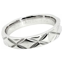 Chanel Matelassé Ring aus 18K Weißgold Andere