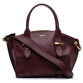 Bolsa Legend de couro pequena vermelha Alexander McQueen Vermelho Bordeaux