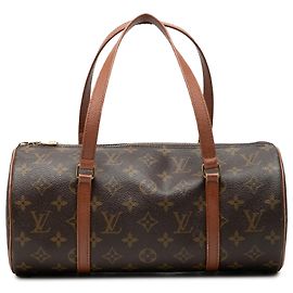 Louis Vuitton Marrón Monogram Papillon 30 Castaño