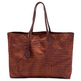 Bottega Veneta Brown Nylon Intrecciolusion Tote Brown Other