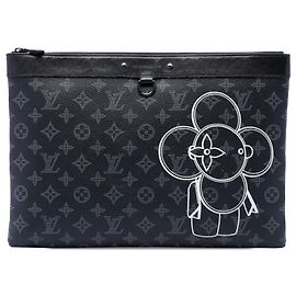 Louis Vuitton Pochette Vivienne Apollo Monogram Eclipse Nera GM Nero