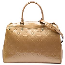 Louis Vuitton Braun Monogram Vernis Brea MM Braun Bronze