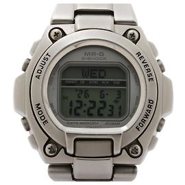 CASIO G-SHOCK MR-G MRG-200 Silver Stainless Steel Men's Digital Watch Other