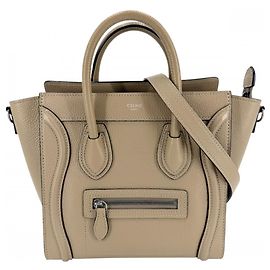 Céline Celine Women's Luggage Nano Handbag Brown