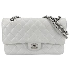 Bolsa de Ombro Chanel Matelassé 25 Branco