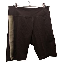 DKNY Shorts de sport noirs avec rayures latérales Noir