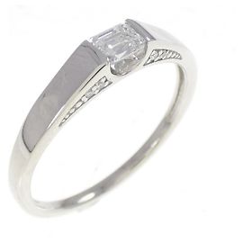Autre Marque Giovanni Stella Tokyo Platinum Diamond Ring Silber