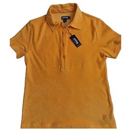 Polo Vilebrequin Donna in spugna - Giallo Zafferano Giallo