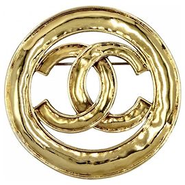Broche Chanel Vintage Gold Doré