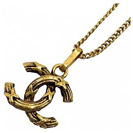 Collier Chanel Vintage plaqué or Autre