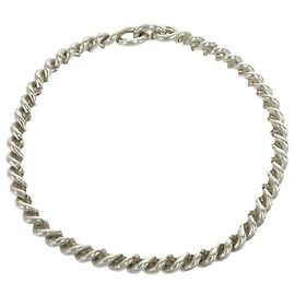 Hermès Collana Torsade Vintage HERMES Argento