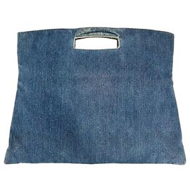 Chanel Matelassé Denim Handtasche Blau