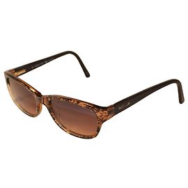 Óculos de sol Valentino Garavani Acetato Marrom Renda V2629 Marrom