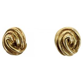 Pendientes de botón en oro amarillo de 18K con diseño de torsión Tiffany & Co. Otro