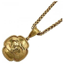 Collier Chanel Vintage Gold Doré