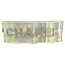 Chanel Clear Multi-Color Barrette Multiple colors Other