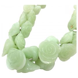 Collier Chanel Coco Green Vert