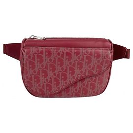Borsa a tracolla Oblique Galaxy da uomo di Christian Dior Rosso