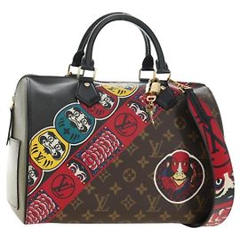 LOUIS VUITTON Bolso Monogram Kabuki Speedy 30 M43505 LV Auth 189086SAM Monograma