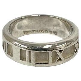 Tiffany & Co Anello Tiffany Vintage Atlas Band Argento